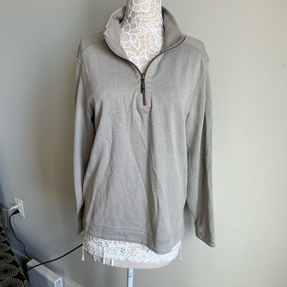 Tommy Bahama Quarter Zip Sweatshirt - Picture 2 of 9